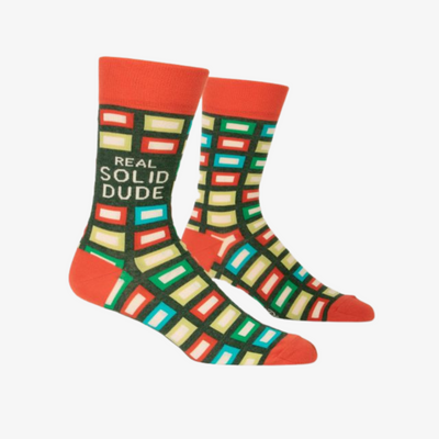 Real Solid Dude Mens Socks