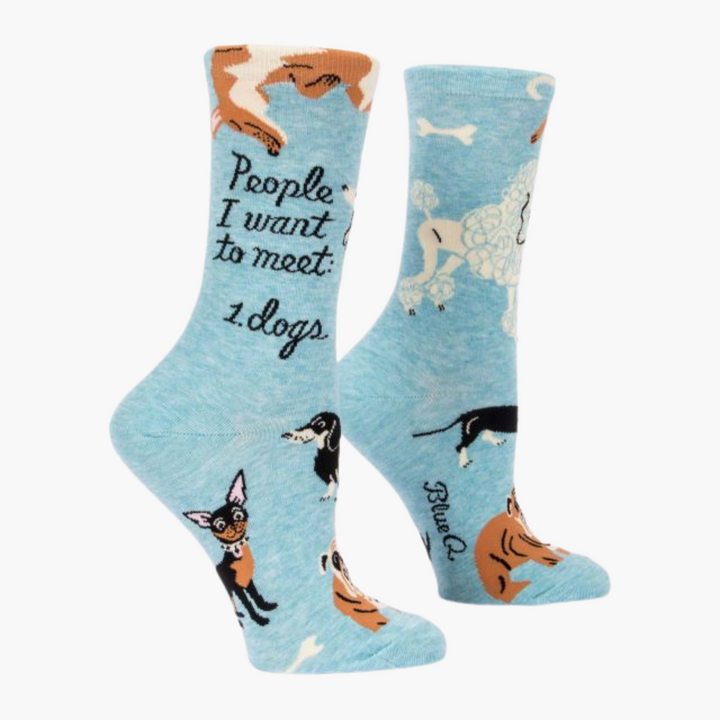 People To Meet: Dogs Womens Socks