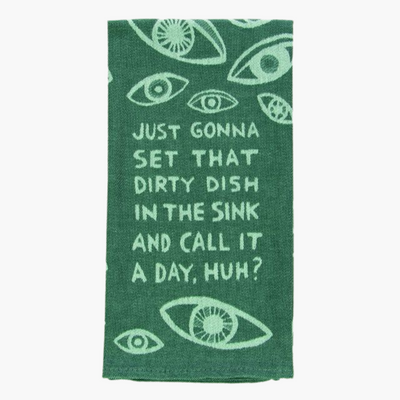 Dish In The Sink Dish Towel