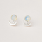 Moon Phase Ear Jacket / Opalite & SIlver