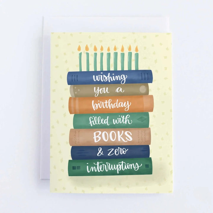 Book Lover Birthday Card