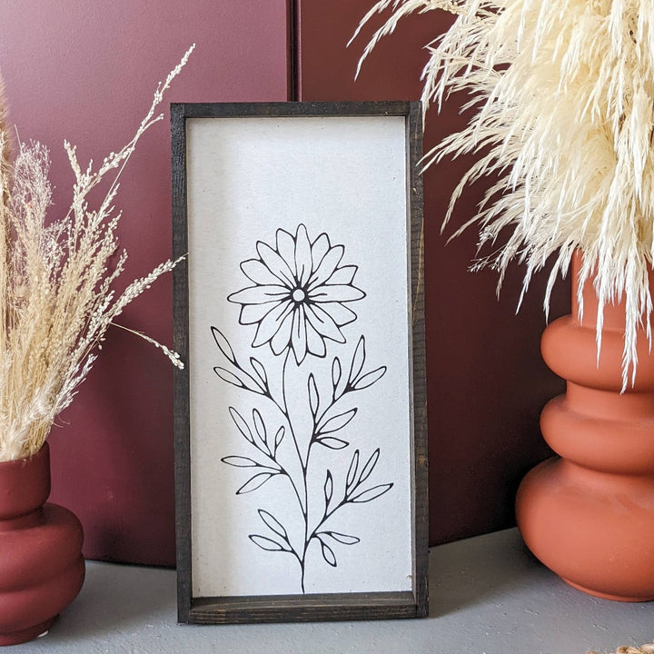 Sunflower Wood Sign
