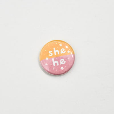 She/He Pronoun Pin
