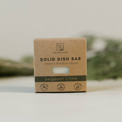 Bergamot & Lime Solid Dish Soap Bar