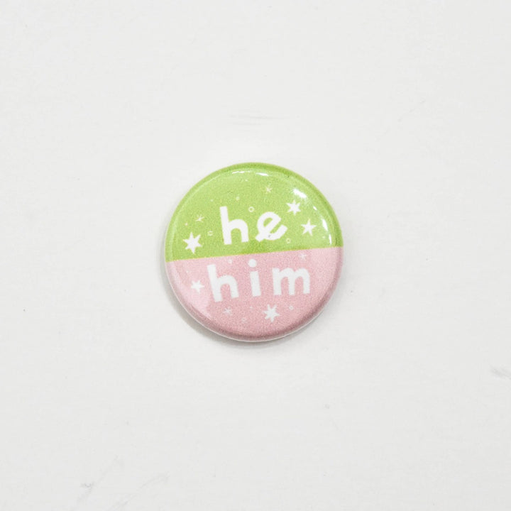 He/Him Pronoun Pin