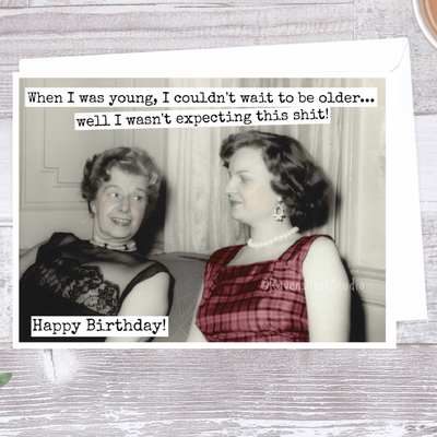 Aging Surprises Birthday Card
