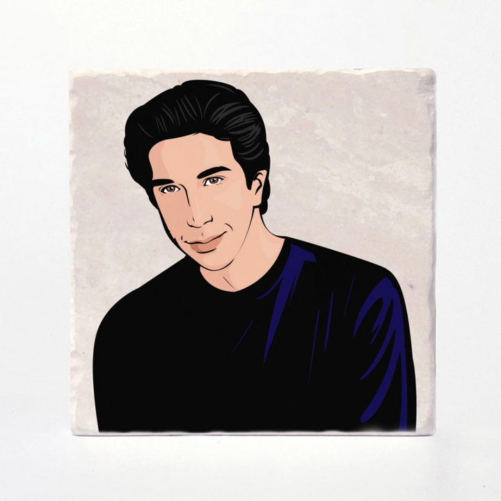 coaster with Ross from friends