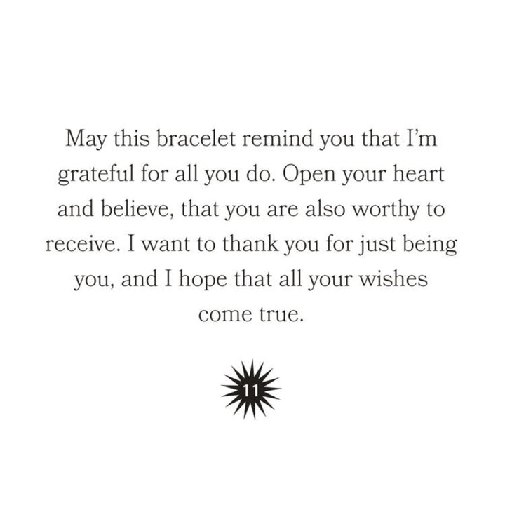 Gratitude Wish Bracelet