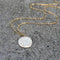 Owl Disc Necklace