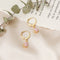 Olivia Mini Hoop Earrings / Pink