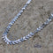 Silver Chevron Choker Necklace