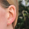 Star Moon Studs / Gold