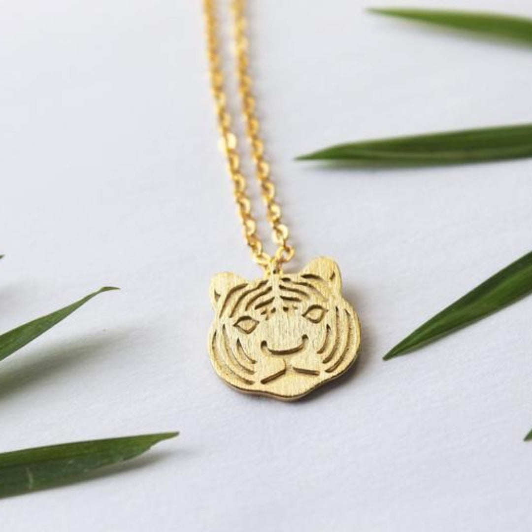 Gold Tiger Necklace