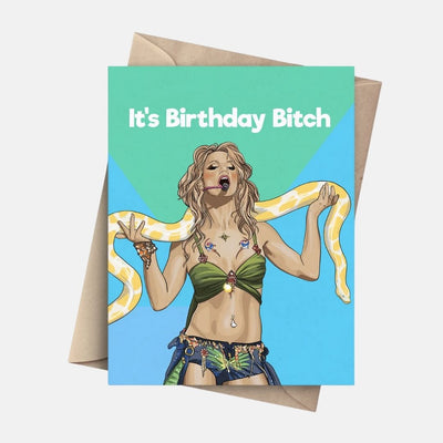 It's Britney Bitch Birthday Card