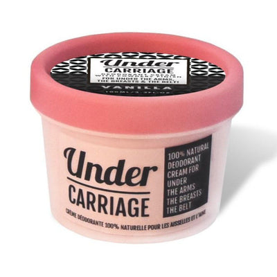 Undercarriage Vanilla Natural Deodorant in a Pink Jar