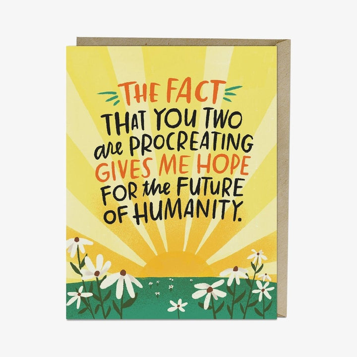 Future Of Humanity Baby Card