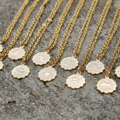 Delicate Zodiac Inspired Necklaces by Vintage Acorn